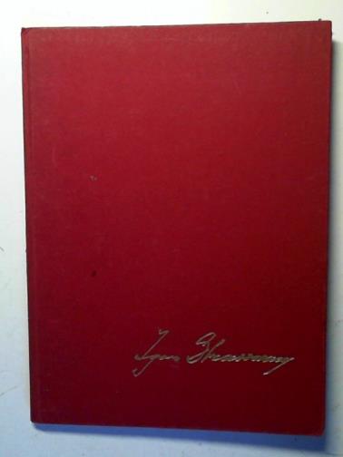 STRAWINSKY (STRAVINSKY), Igor - Igor Strawinsky (Stravinsky): a Complete Catalogue of his Published Works