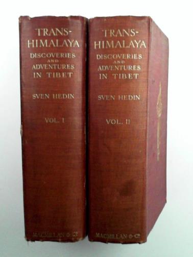 HEDIN, Sven - Trans-Himalaya: discoveries and adventures in Tibet (2 volumes)