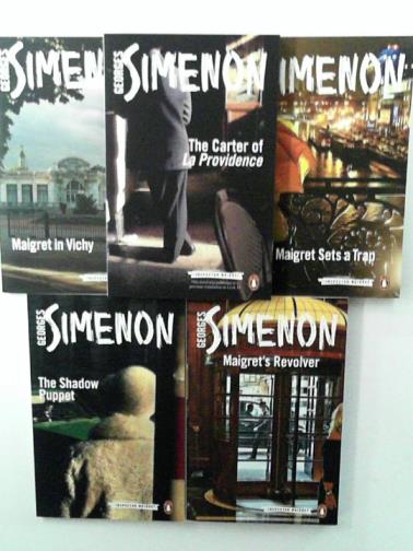 SIMENON, Georges - 5 Maigret titles (Maigret in Vichy; The Carter of La Providence; Maigret Sets a Trap; Maigret's Revolver; The Shadow Puppet)