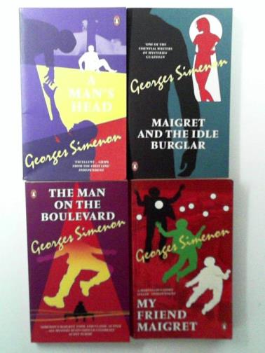 SIMENON, Georges - 4 Maigret books (My friend M.; M. and the idle burglar; The man on the boulevard; A man's head)