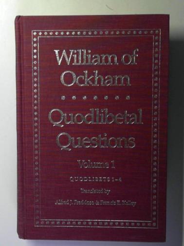 OCKHAM, William of - Quodlibetal questions: volume 1: quodlibets 1 - 4