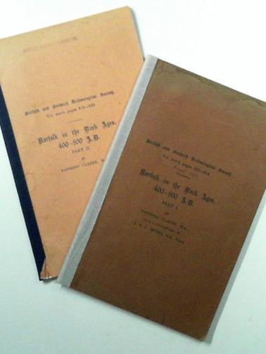 CLARKE, Rainbird - Norfolk in the Dark Ages, 400-800 A.D. (2 parts)