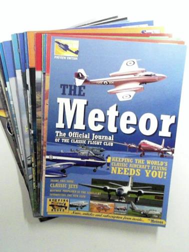  - The Meteor: The Official Journal of the Classic Flight Club (19 issues, Spring 2009-WInter 2014 + Preview Edition)