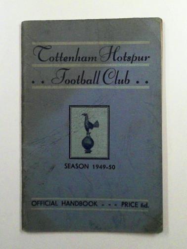  - Tottenham Hotspur Football Club Official Handbook Season 1949-50