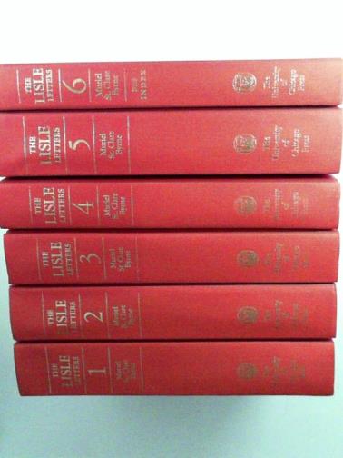 LISLE, Arthur Plantagenet / BYRNE, Muriel St. Clare (ed) - The Lisle Letters: Six Volume Set